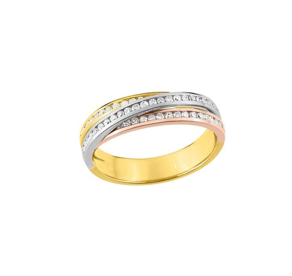 Alliance tricolore et diamants
