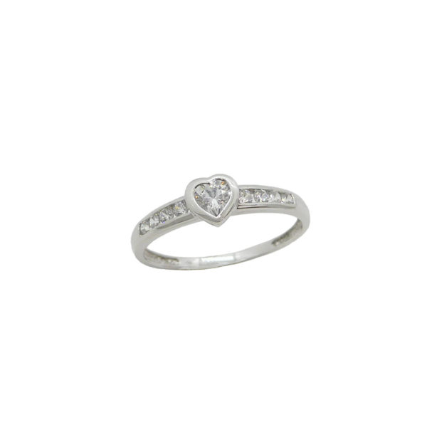 Bague or 750 et oxydes de zirconium