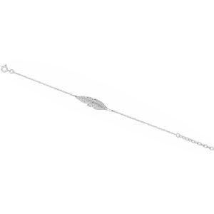 Bracelet argent et oxydes de zirconium