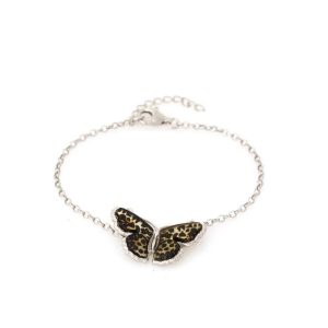 Bracelet argent et ambre
