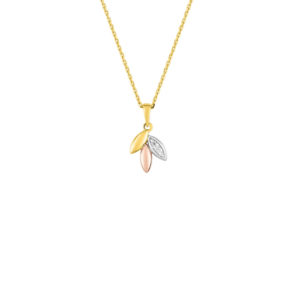 Collier or 750 et diamants