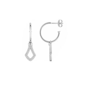 Boucles d’oreilles argent et oxydes de zirconium
