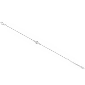 Bracelet argent et oxydes de zirconium