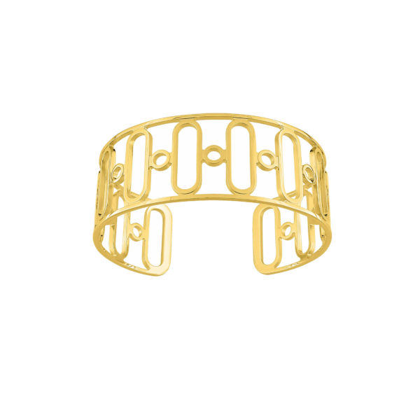 Bracelet manchette plaqué or