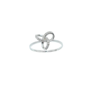 Bague or 750 et diamants