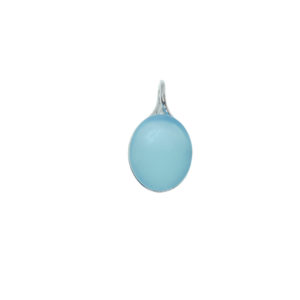 Pendentif argent et agate