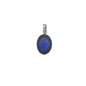 Pendentif argent et labradorite