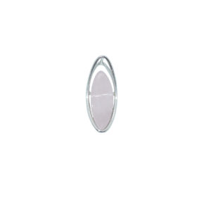 Pendentif argent et quartz rose