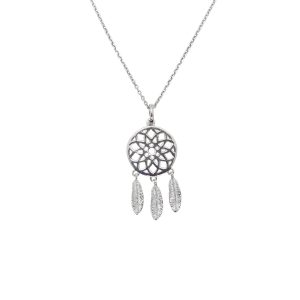 Collier argent
