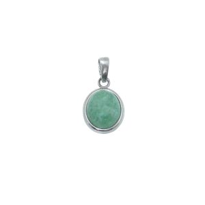 Pendentif argent et aventurine