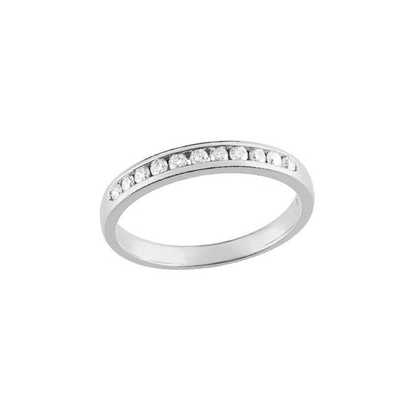 Alliance or blanc ou jaune et diamants