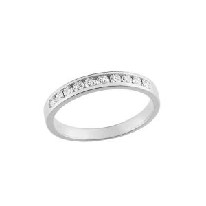 Alliance or blanc ou jaune et diamants