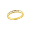Alliance or blanc ou jaune et diamants – Image 2